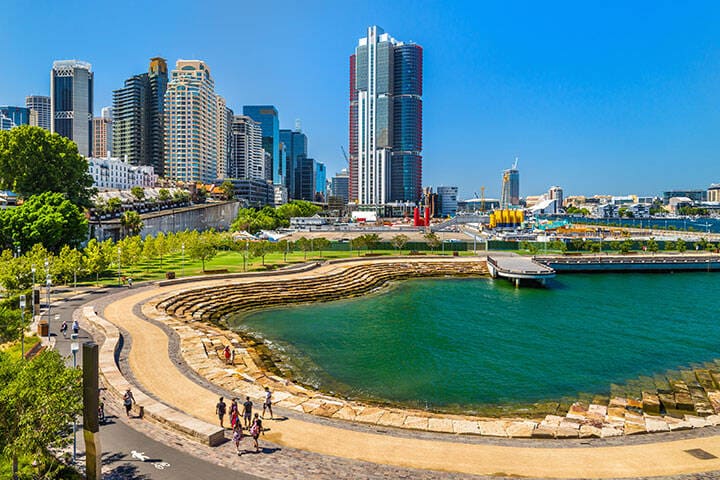 Nawi Cove in Barangaroo district of Sydney, Australia