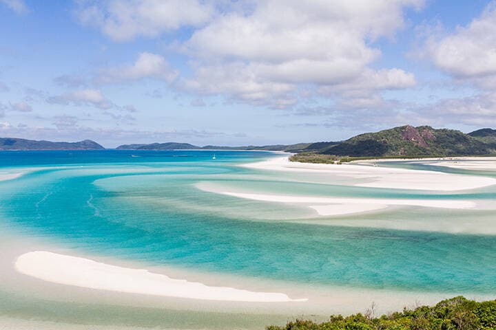 Beautiful Landscape in the Whitsunday Islands in Australia