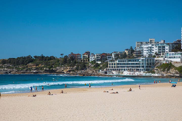 A beautiful summer's day in Bondi Beach, Sydney